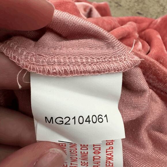 NWT Minkpink Womens Blush Front Button Mekness Mini Shirt Dress Size Large - Picture 12 of 13